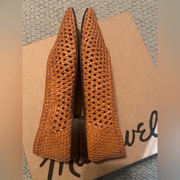 The Mylie Ballet Flat in Handwoven Leather - Picture 9 of 10